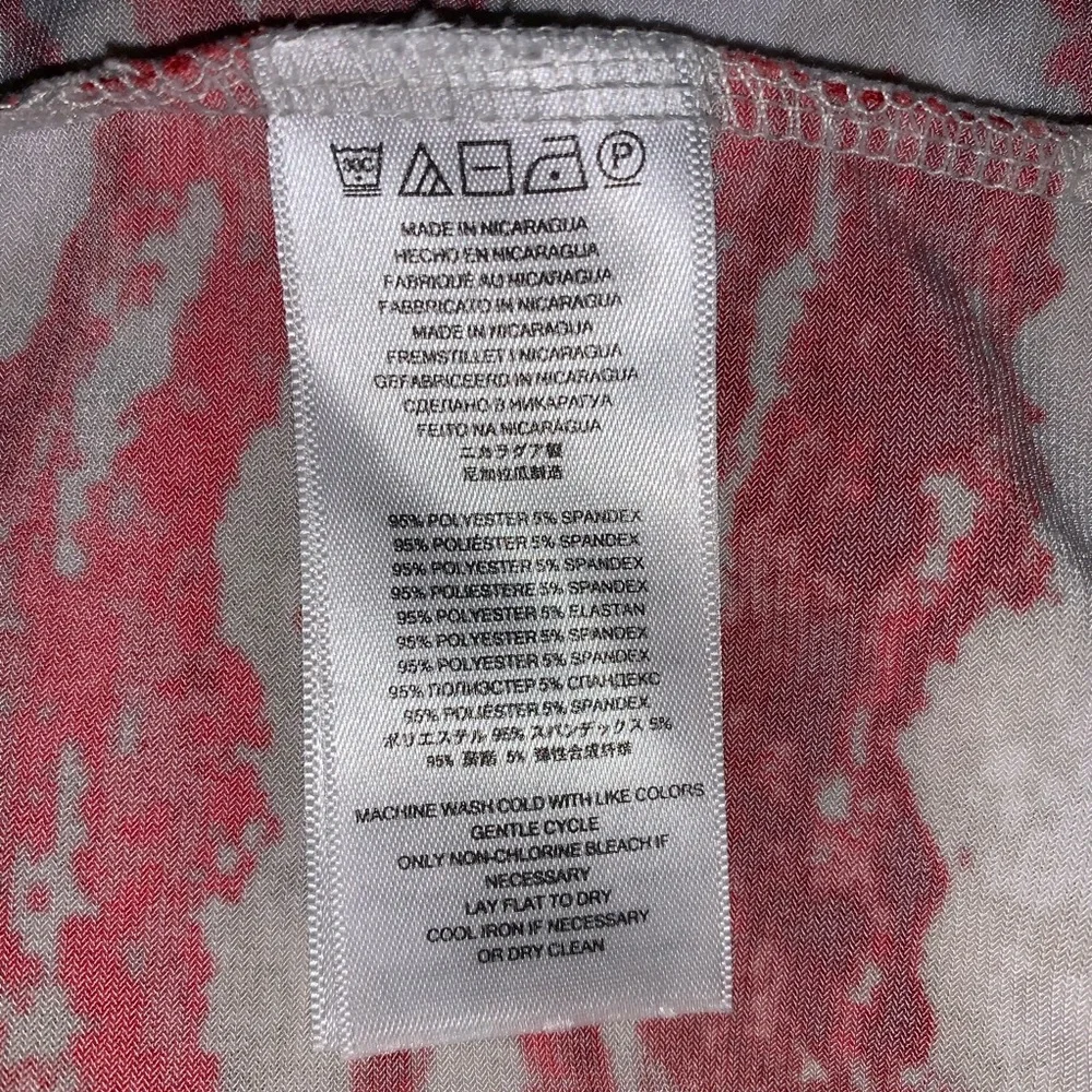 MICHEAL MICHAEL KORS drape neck print Blouse women’s size small - Picture 6 of 7